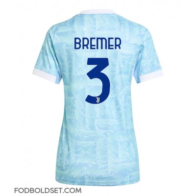 Juventus Gleison Bremer #3 Udebanetrøje Dame 2025-26 Kortærmet Juventus Gleison Bremer #3 Udebanetrøje Dame 2025-26 Kortærmet